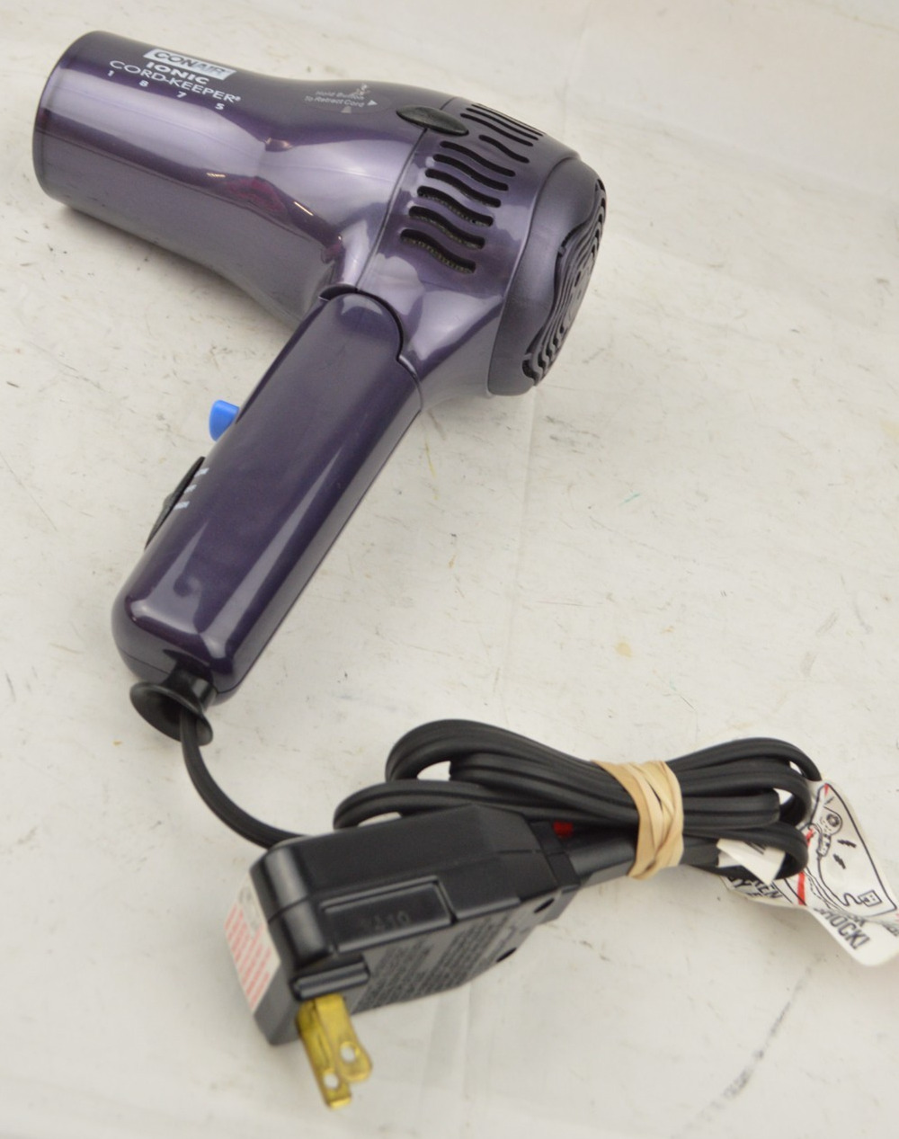 Conair 169PR Compact ProKeeper Hair Dryer 1875W Dual Voltage Purple